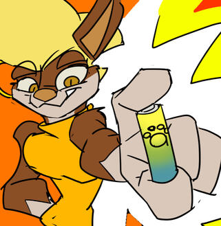 Cartoon homaging the creation of Brazilian AAAAA - Association of Artists and Appreciators of Anthropomorphic Arts