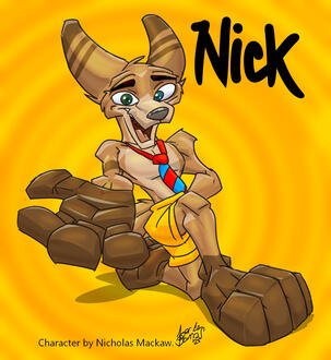 Nick (commissioned by Seive Drive to author Nicholas Mackaw)